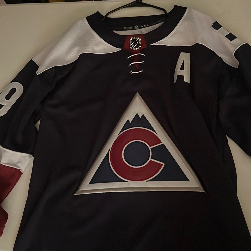 adidas Colorado Avalanche Black Maroon NHL Jersey